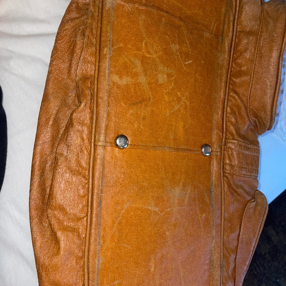 Vintage Brown Travel Bag AS IS